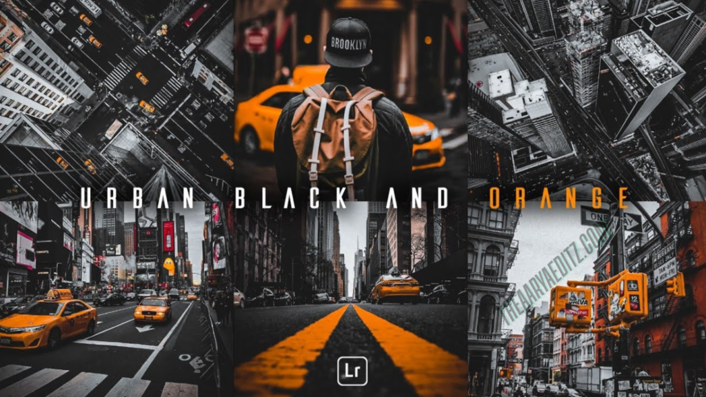 lightroom Black and Orange Presets 2025