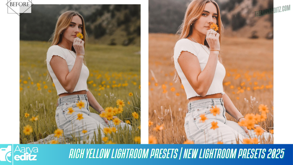 Rich Yellow Lightroom Presets | New Lightroom Presets 2025