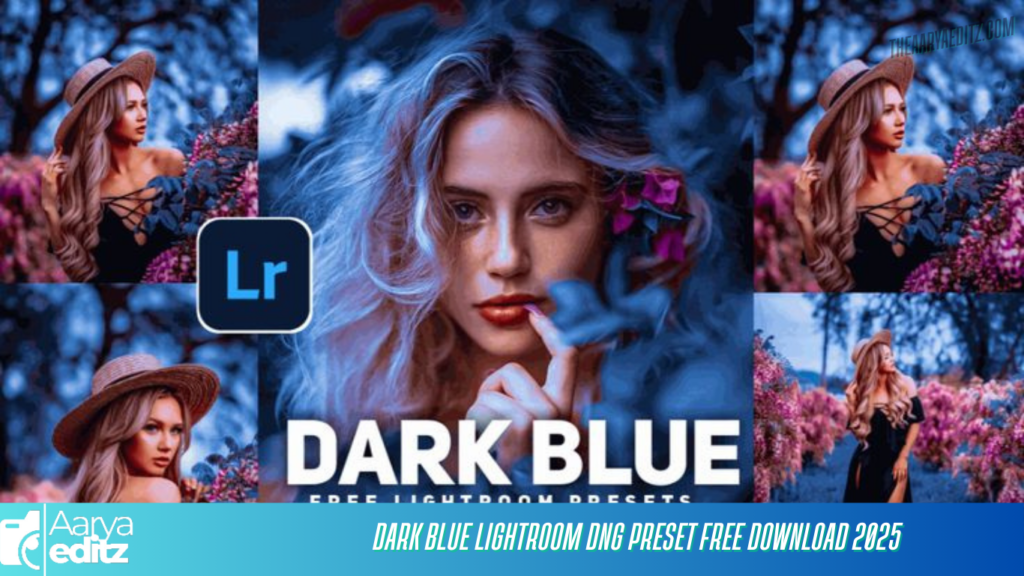 Dark Blue Lightroom Dng Preset Free Download 2025