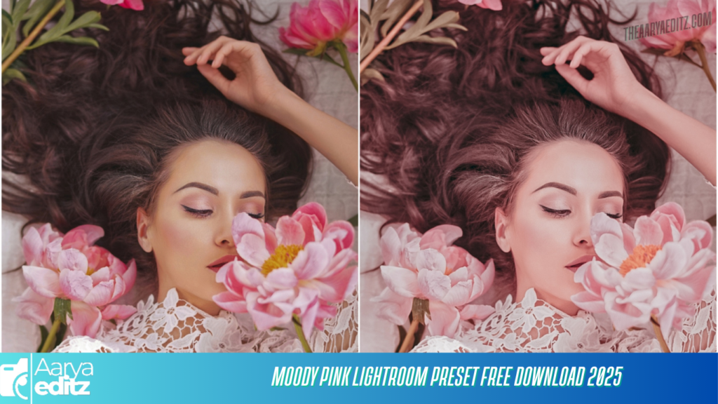 Moody Pink Lightroom Preset Free Download 2025