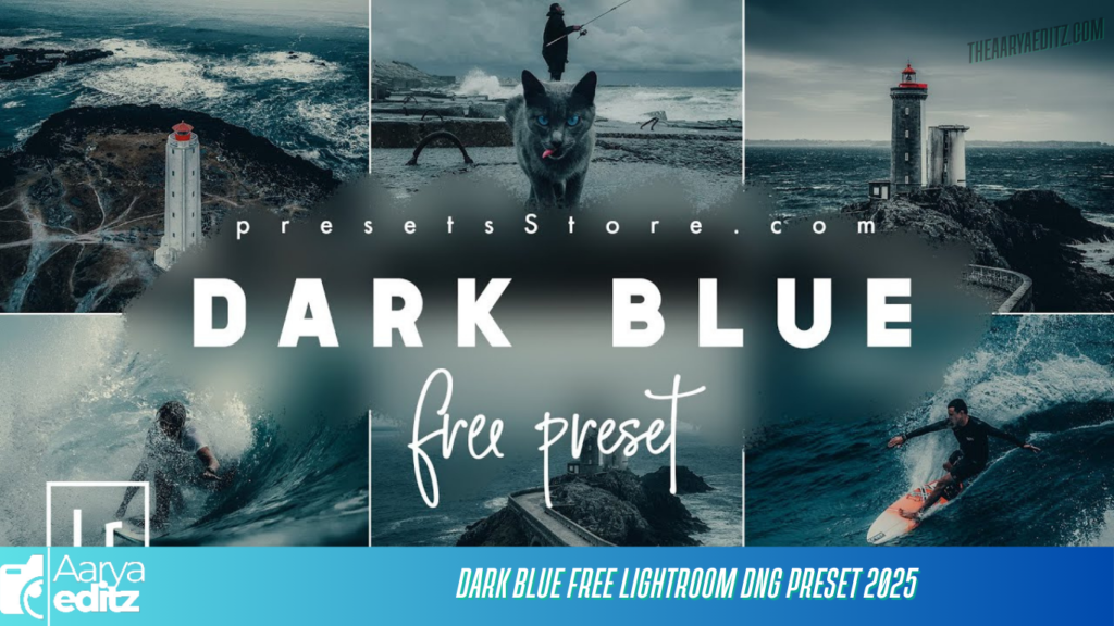 Dark Blue Free Lightroom DNG Preset 2025