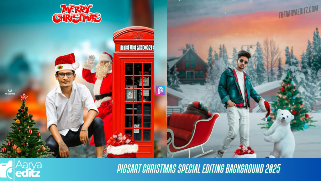 Picsart Christmas Special Editing Background 2025