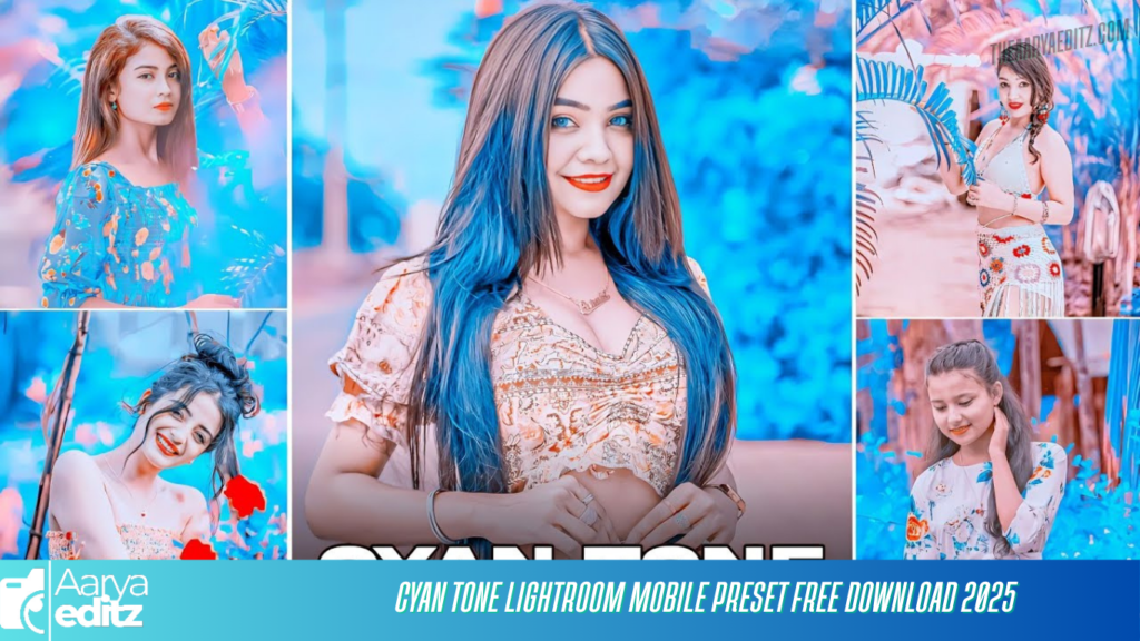 Cyan Tone Lightroom Mobile Preset Free Download 2025