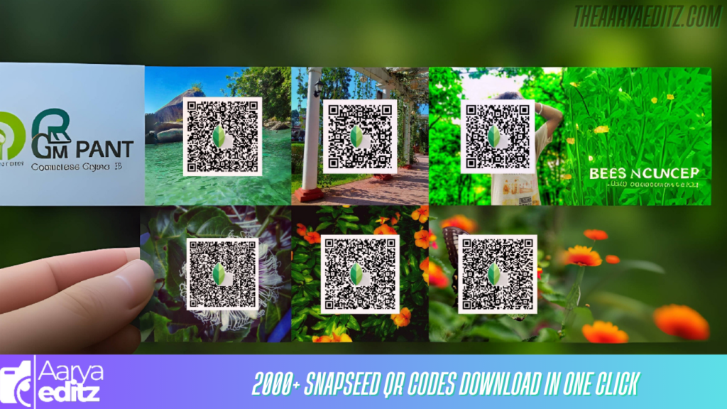 2000+ Snapseed QR Codes Download In One Click 2025