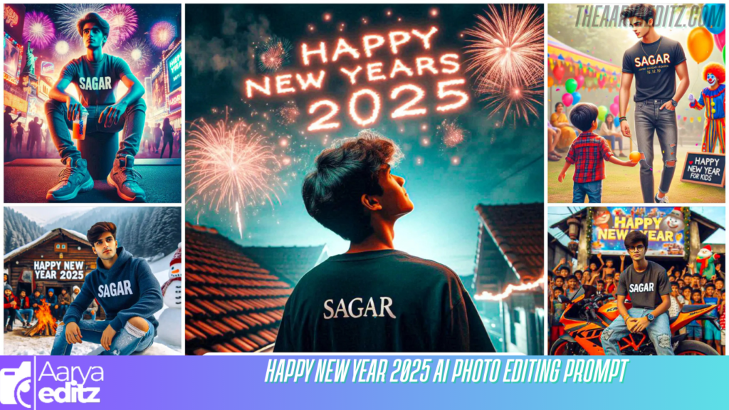 Happy New Year 2025 Ai Photo Editing Prompt